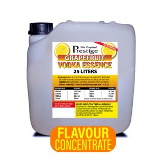 PR Red Grapefruit Vodka Bulk, 25 liter