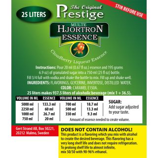PR Hjortron (multe) / Cloudberry Liqueur Essence 25 liter