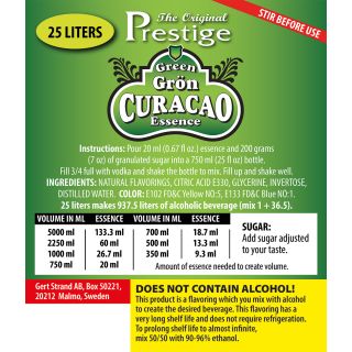 PR Green Curacao Essence 25 liter