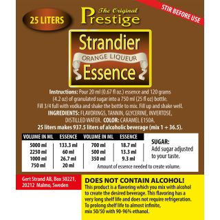 PR Strandier Orange Brandyessence 25 liter