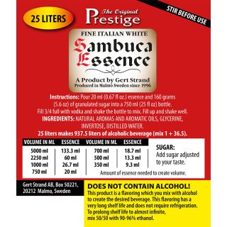 PR Sambuca white 25 liter