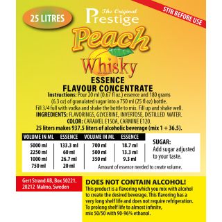 PR Persika whisky liköressens 25L