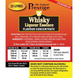 PR Whiskyliköressens 25L