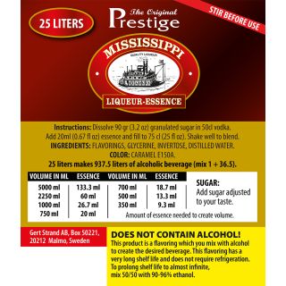 PR Mississippi Essence 25 liter