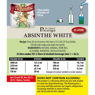 UP Absinthe White 25 liter