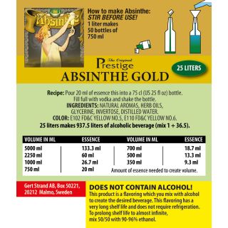 UP Absinthe Gold 25 liter