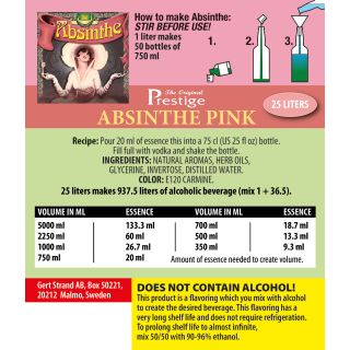 UP Absinthe Ladies 15 25 liter