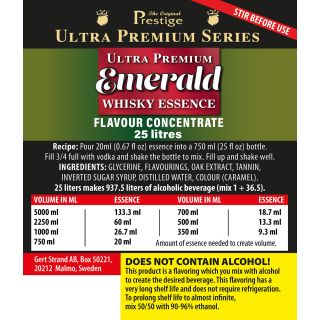 UP Emerald Whiskeyessens 25L